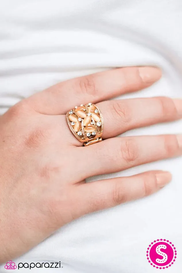 Paparazzi Ring Moonbeam Light Gold Paparazzi Jewelry Rings