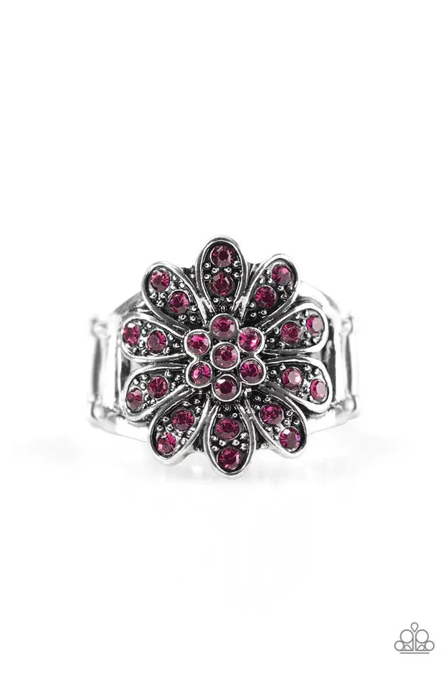 Paparazzi Ring Peppy Perennial Purple Paparazzi Jewelry Rings