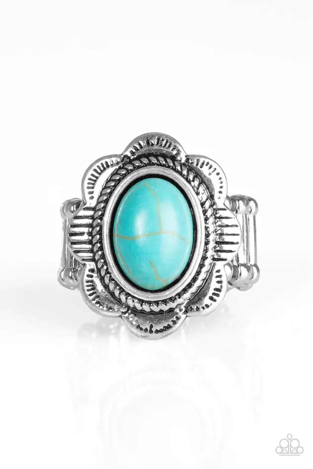 Paparazzi Ring Summer Paradise Blue Paparazzi Jewelry Rings