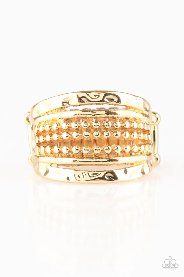 Paparazzi Ring Trailblazin Trails Gold Paparazzi Jewelry Rings