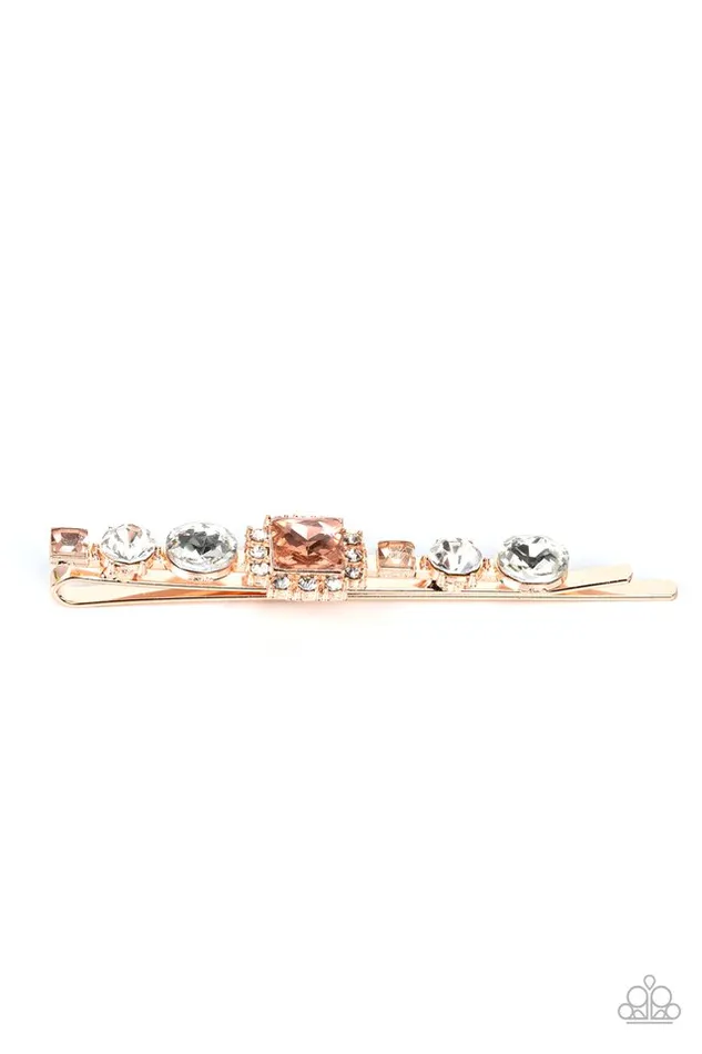 PreStyled Sets Paparazzi Jewelry Paparazzi Hair Accessories Couture Crasher Gold PreStyled Sets Paparazzi Jewelry Paparazzi Hair Accessories Couture Crasher Gold