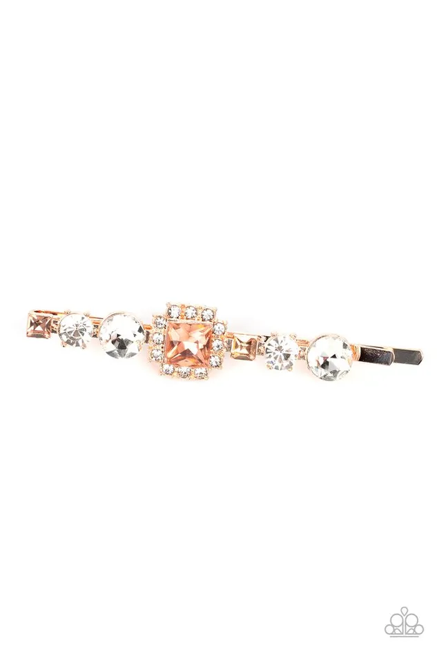 PreStyled Sets Paparazzi Jewelry Paparazzi Hair Accessories Couture Crasher Gold PreStyled Sets Paparazzi Jewelry Paparazzi Hair Accessories Couture Crasher Gold
