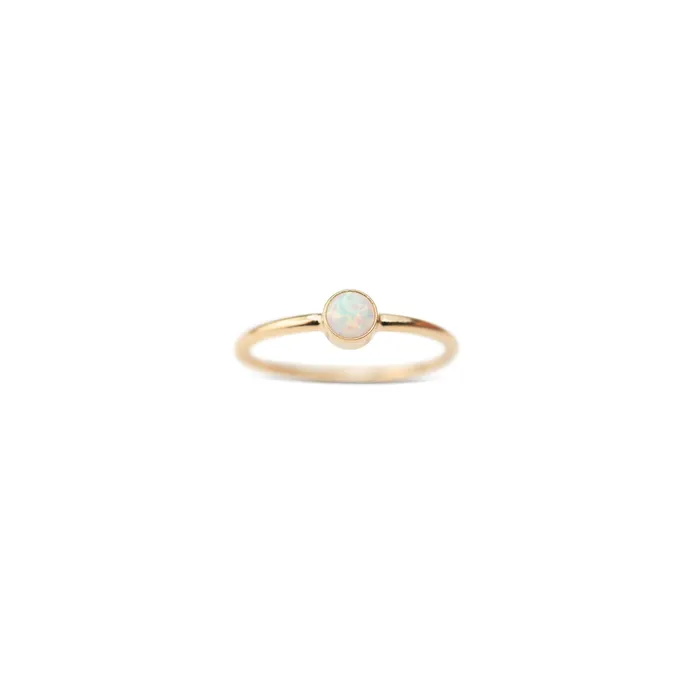 RG Rings Gold Filled Lab Opal Ring