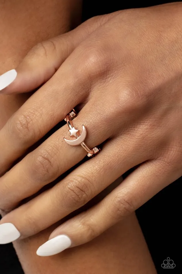 Rings Paparazzi Jewelry Paparazzi Ring Astral Allure Rose Gold