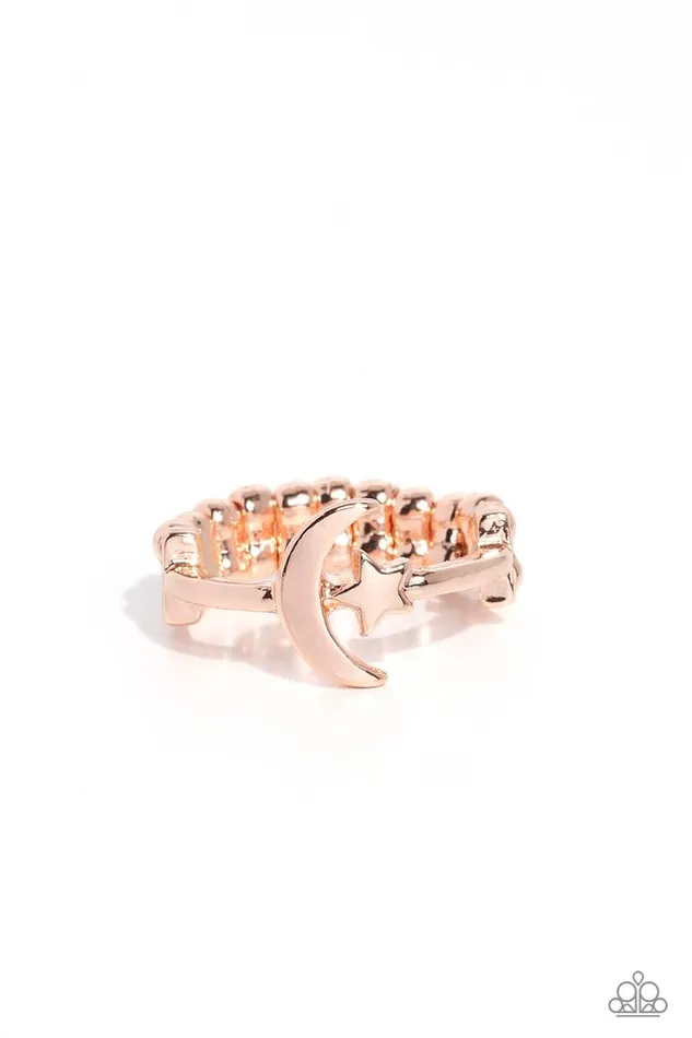 Rings Paparazzi Jewelry Paparazzi Ring Astral Allure Rose Gold Rings Paparazzi Jewelry Paparazzi Ring Astral Allure Rose Gold