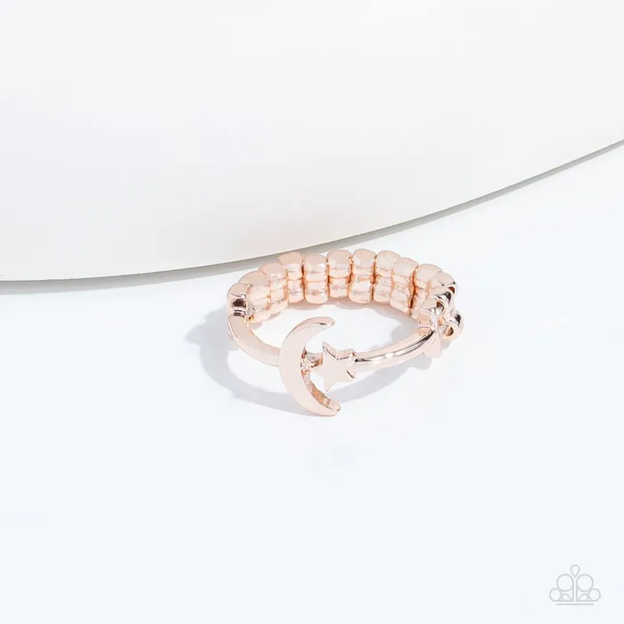 Rings Paparazzi Jewelry Paparazzi Ring Astral Allure Rose Gold Rings Paparazzi Jewelry Paparazzi Ring Astral Allure Rose Gold
