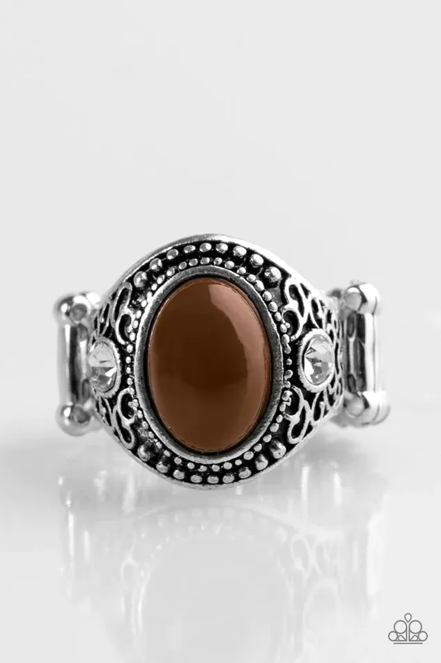 Rings Paparazzi Jewelry Paparazzi Ring Beautifully Bali Brown