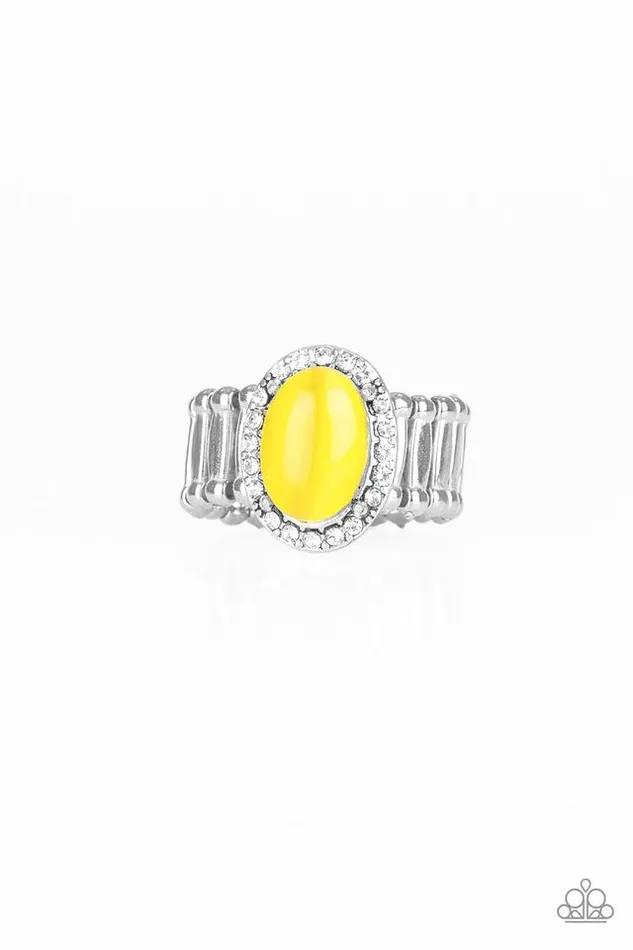 Rings Paparazzi Jewelry Paparazzi Ring Laguna Luxury Yellow