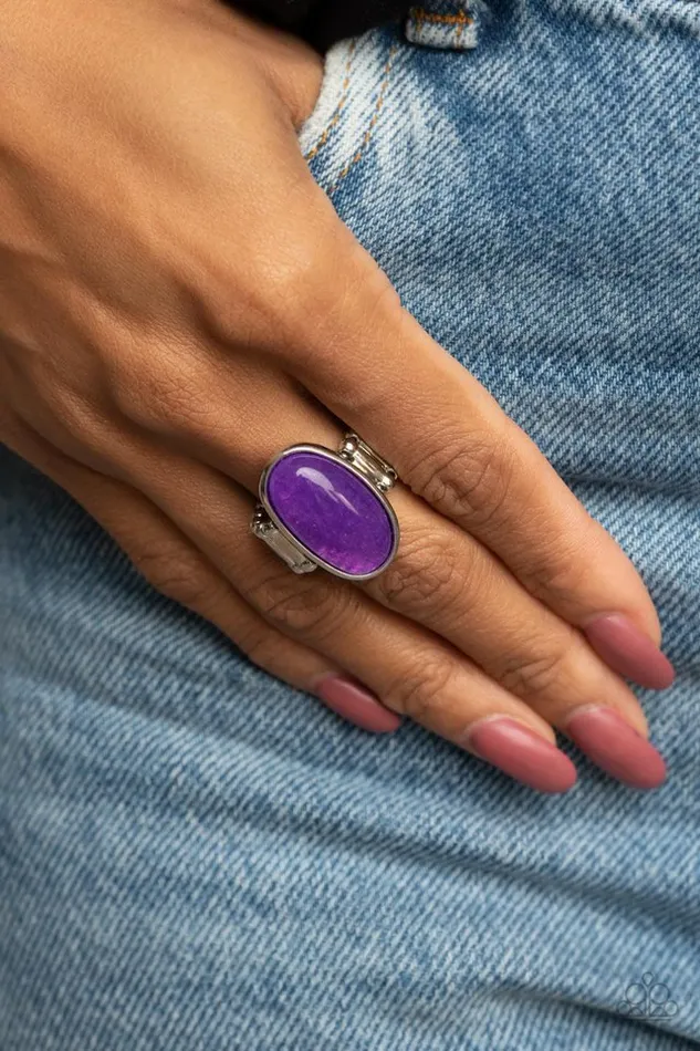Rings Paparazzi Jewelry Paparazzi Ring Mystical Mantra Purple