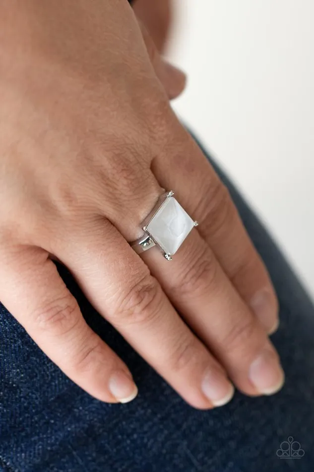 Rings Paparazzi Jewelry Paparazzi Ring Ready For My Coronation White