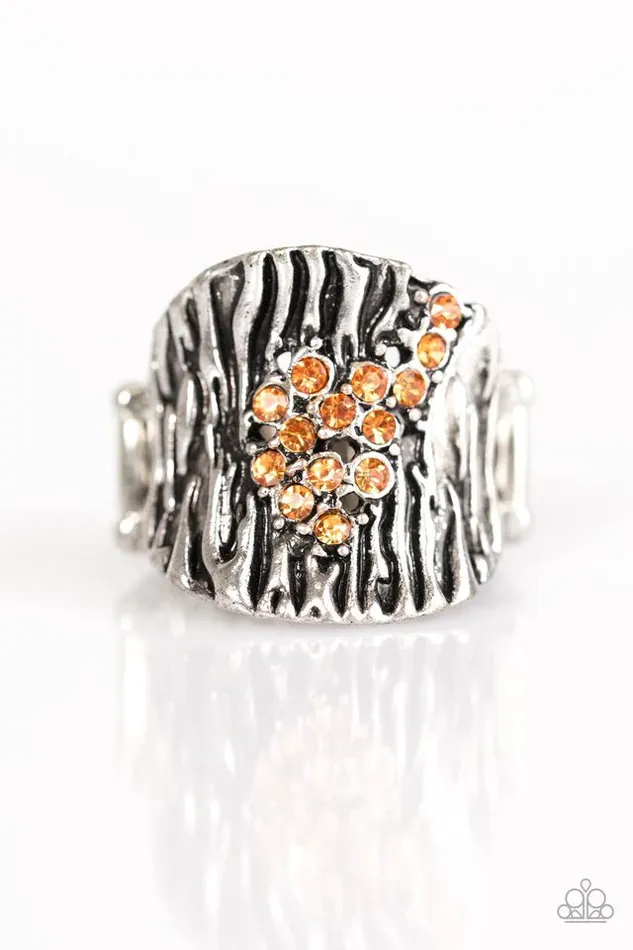 Rings Paparazzi Jewelry Paparazzi Ring Tiger Stripes Orange