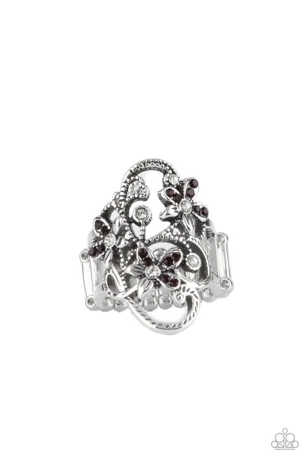 Rings Paparazzi Ring Flirtatiously Flowering Purple Paparazzi Jewelry Rings Paparazzi Ring Flirtatiously Flowering Purple Paparazzi Jewelry