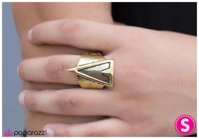 Rings Paparazzi Ring Getting My Point Across Brass Paparazzi Jewelry