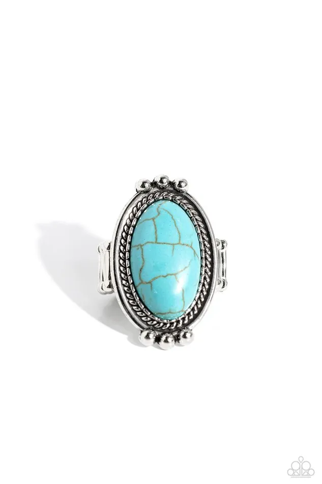 Rings Paparazzi Ring Lost in Sagebrush Blue Paparazzi Jewelry Rings Paparazzi Ring Lost in Sagebrush Blue Paparazzi Jewelry