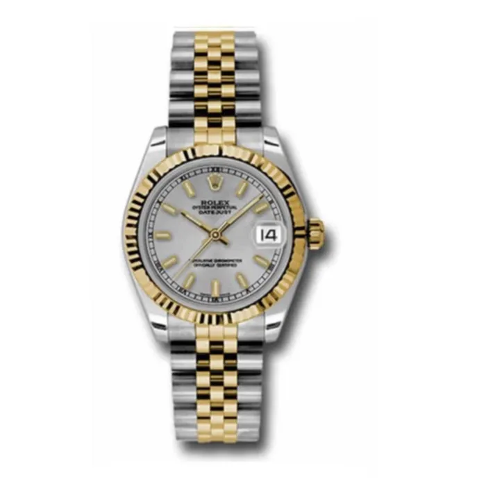 Rolex Bracelets Rolex Datejust 31mm Ref 178273 sij Silver Stick Dial Two Tone Stainless Steel 18K Yellow Gold Jubilee Bracelet Womens Watch Rolex Bracelets Rolex Datejust 31mm Ref 178273 sij Silver Stick Dial Two Tone Stainless Steel 18K Yellow Gold Jubilee Bracelet Womens Watch