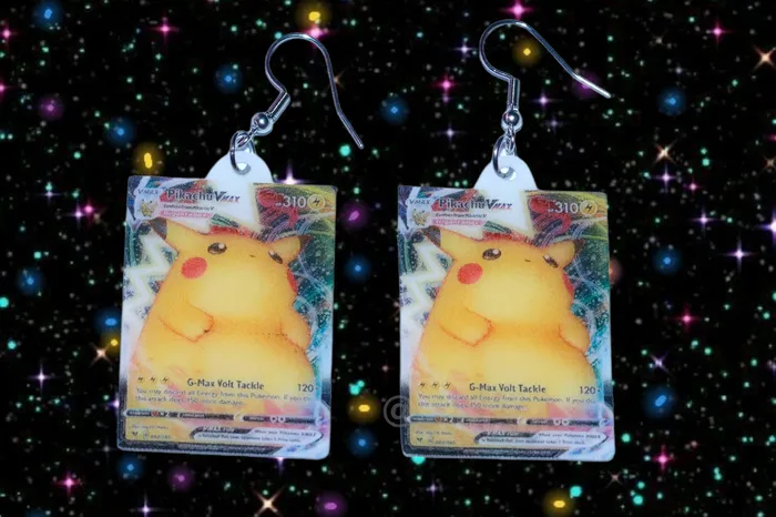 Sam Makes Things Earrings READY TO SHIP Pokmon Cards Detailed Handmade Earrings Sam Makes Things Earrings READY TO SHIP Pokmon Cards Detailed Handmade Earrings