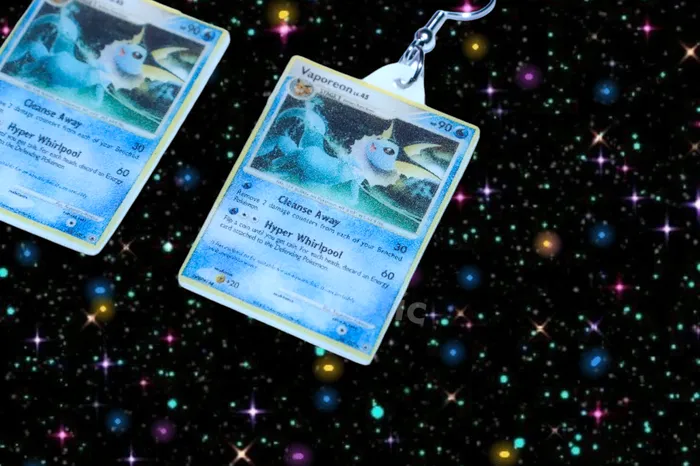Sam Makes Things Earrings READY TO SHIP Pokmon Cards Detailed Handmade Earrings Sam Makes Things Earrings READY TO SHIP Pokmon Cards Detailed Handmade Earrings