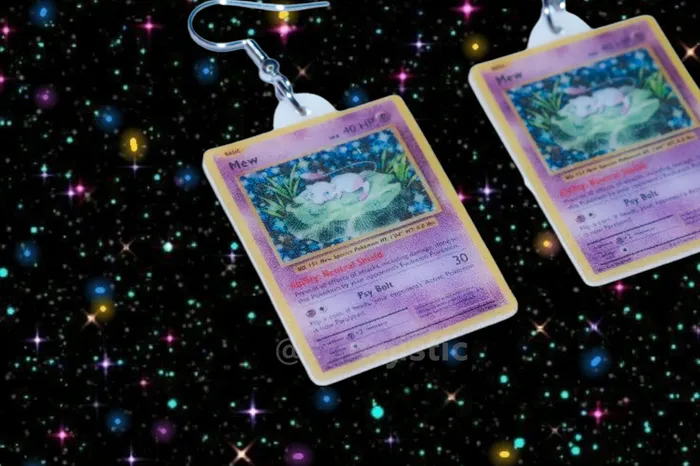 Sam Makes Things Earrings READY TO SHIP Pokmon Cards Detailed Handmade Earrings Sam Makes Things Earrings READY TO SHIP Pokmon Cards Detailed Handmade Earrings