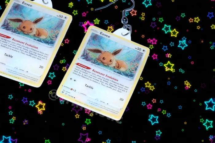 Sam Makes Things Earrings READY TO SHIP Pokmon Cards Detailed Handmade Earrings Sam Makes Things Earrings READY TO SHIP Pokmon Cards Detailed Handmade Earrings