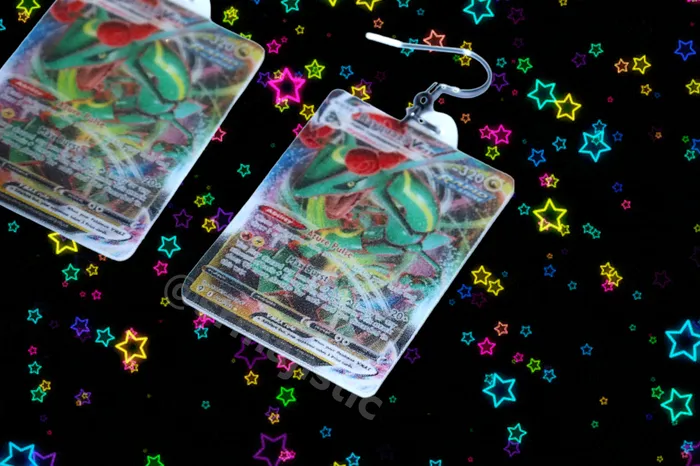 Sam Makes Things Earrings READY TO SHIP Pokmon Cards Detailed Handmade Earrings Sam Makes Things Earrings READY TO SHIP Pokmon Cards Detailed Handmade Earrings