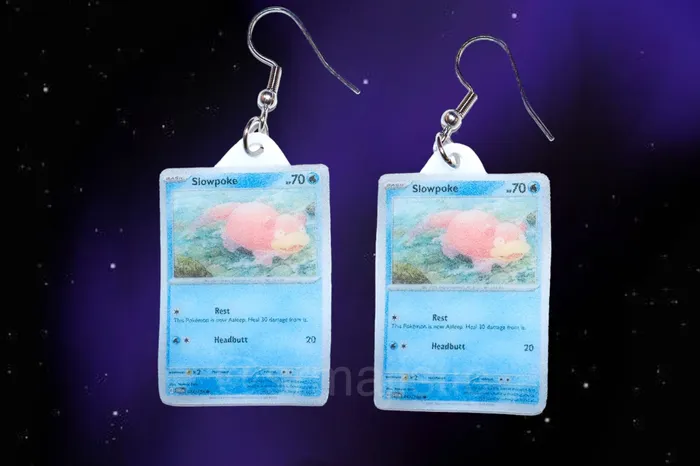 Sam Makes Things Earrings READY TO SHIP Pokmon Cards Detailed Handmade Earrings Sam Makes Things Earrings READY TO SHIP Pokmon Cards Detailed Handmade Earrings