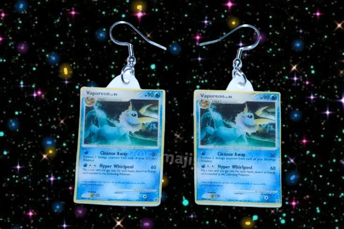 Sam Makes Things Earrings READY TO SHIP Pokmon Cards Detailed Handmade Earrings Sam Makes Things Earrings READY TO SHIP Pokmon Cards Detailed Handmade Earrings