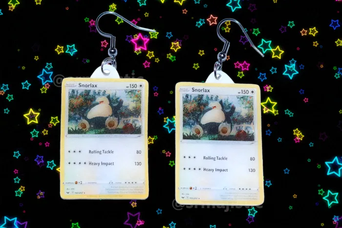 Sam Makes Things Earrings READY TO SHIP Pokmon Cards Detailed Handmade Earrings Sam Makes Things Earrings READY TO SHIP Pokmon Cards Detailed Handmade Earrings