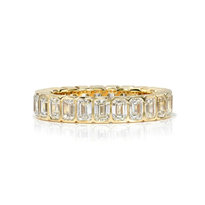 Single Stone Single Stone 18K Yellow Gold Athena Band Rings