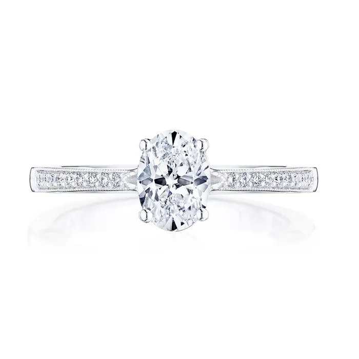 Tacori Rings Tacori 14K White Gold Coastal Crescentl Semi Mount Diamond Ring Tacori Rings Tacori 14K White Gold Coastal Crescentl Semi Mount Diamond Ring