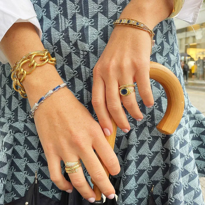 Temple St Clair Diamond Pav Serpent Ring Temple St Clair Rings
