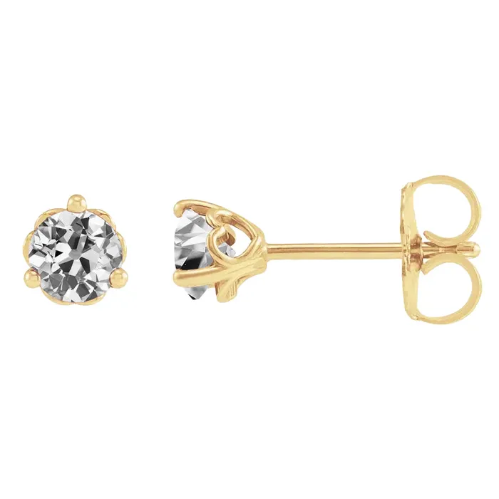 2 Carats Gold Stud Earrings Old European Natural Earth Mined Diamond Prong Set Push Backs HarryChadEntcom Earrings 2 Carats Gold Stud Earrings Old European Natural Earth Mined Diamond Prong Set Push Backs HarryChadEntcom Earrings