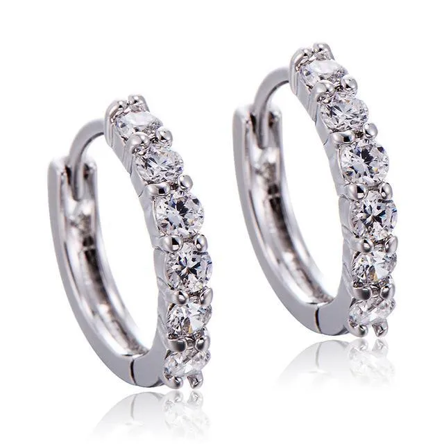 300 Carats Brilliant Cut Natural Earth Mined Diamonds Ladies Hoop Earrings 14K Gold GB Earrings 300 Carats Brilliant Cut Natural Earth Mined Diamonds Ladies Hoop Earrings 14K Gold GB Earrings