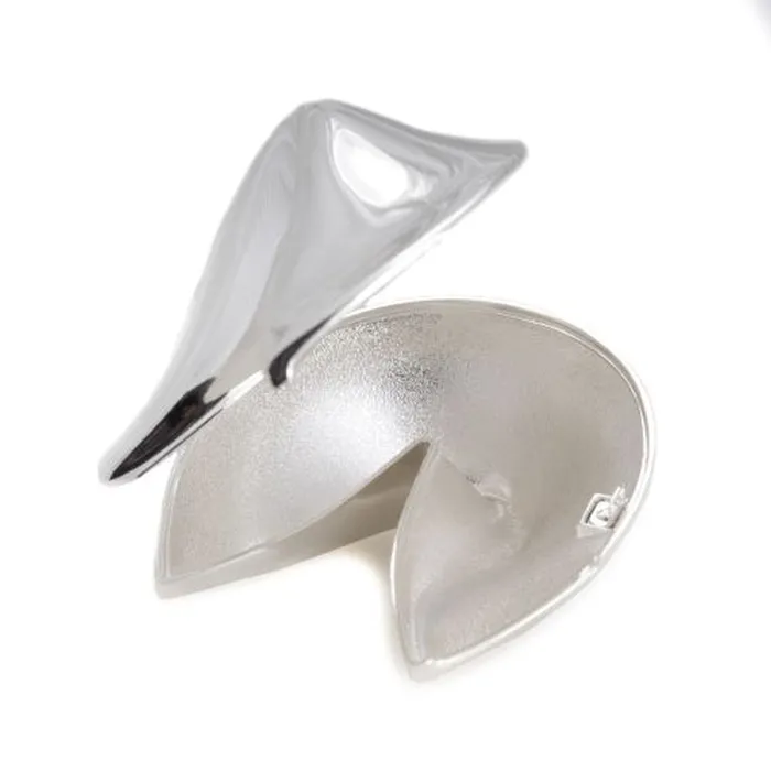 Bey Berk Bey Berk Silver Plated Fortune Cookie Box Rings Bey Berk Bey Berk Silver Plated Fortune Cookie Box Rings