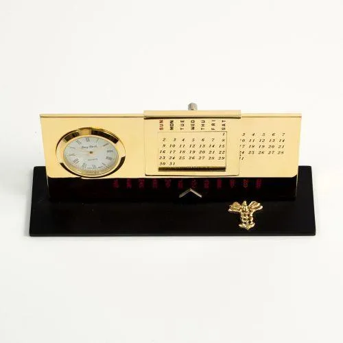 Bey Berk PreStyled Sets Bey Berk Medical Gold Plated Perpetual Calendar Clock Bey Berk PreStyled Sets Bey Berk Medical Gold Plated Perpetual Calendar Clock