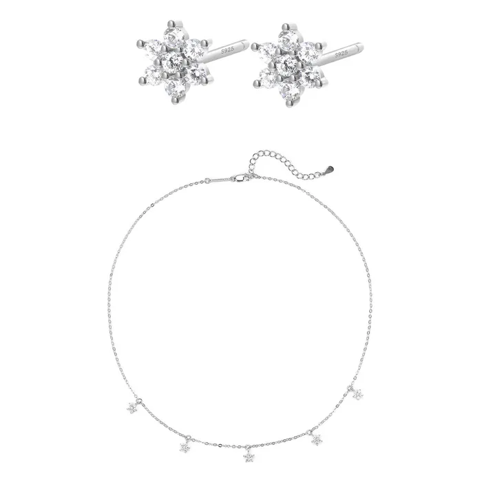 Bloom Jewelry Set Sterling Silver Hey Happiness Rings Bloom Jewelry Set Sterling Silver Hey Happiness Rings
