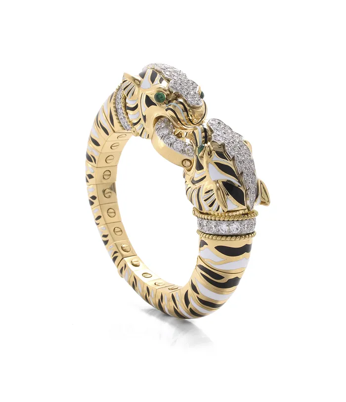 Bracelets David Webb Double Tiger Bracelet