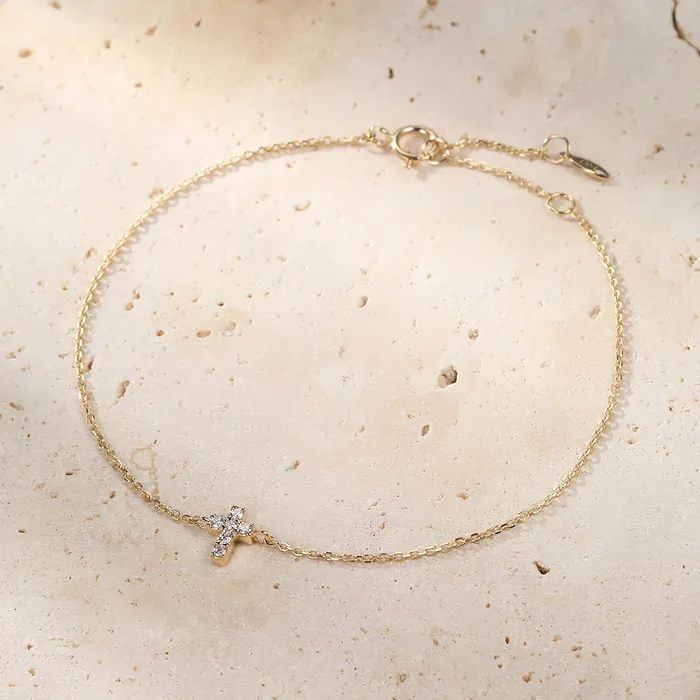 Bracelets Hey Happiness Hope Bracelet 14K Gold Bracelets Hey Happiness Hope Bracelet 14K Gold
