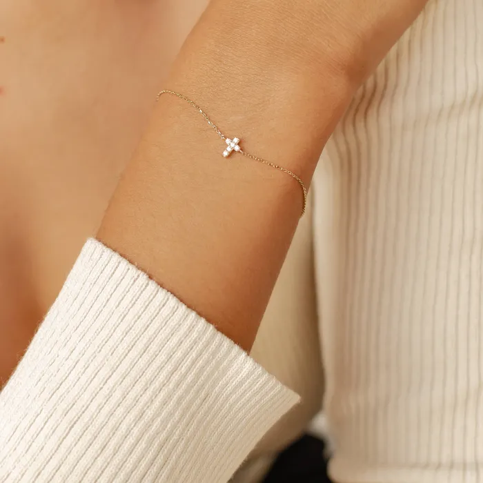 Bracelets Hey Happiness Hope Bracelet 14K Gold Bracelets Hey Happiness Hope Bracelet 14K Gold