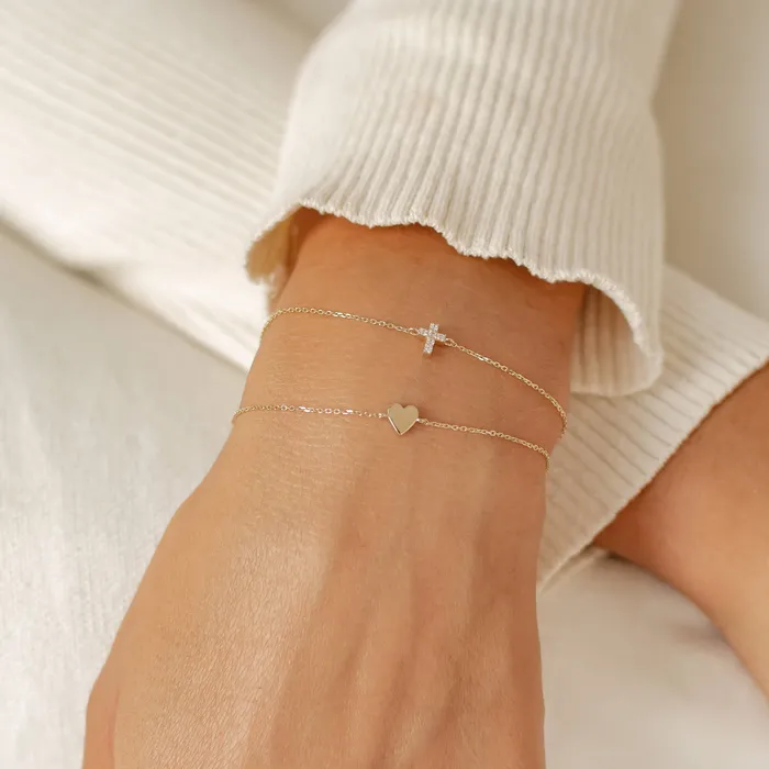 Bracelets Hey Happiness Hope Bracelet 14K Gold Bracelets Hey Happiness Hope Bracelet 14K Gold