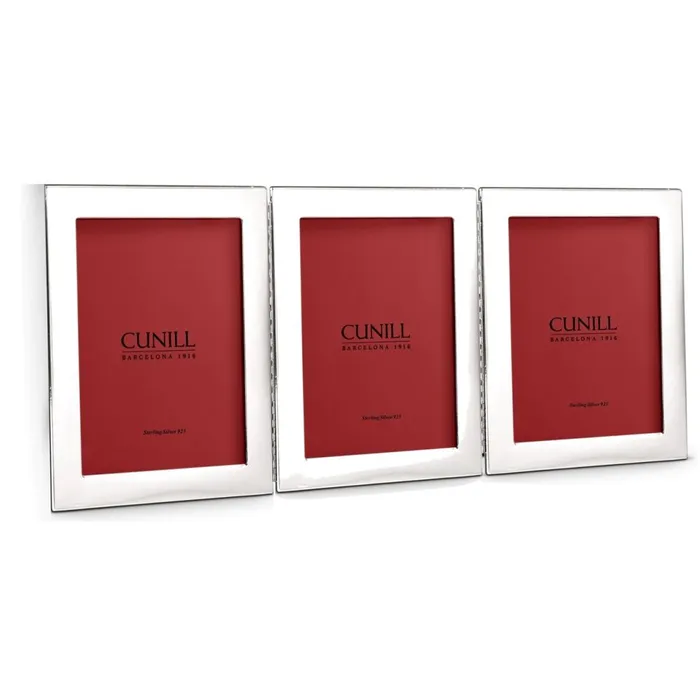 Cunill 925 Sterling Tiffany Plain Hinged Triple 4x6 Picture Frame Cunill Necklaces Cunill 925 Sterling Tiffany Plain Hinged Triple 4x6 Picture Frame Cunill Necklaces