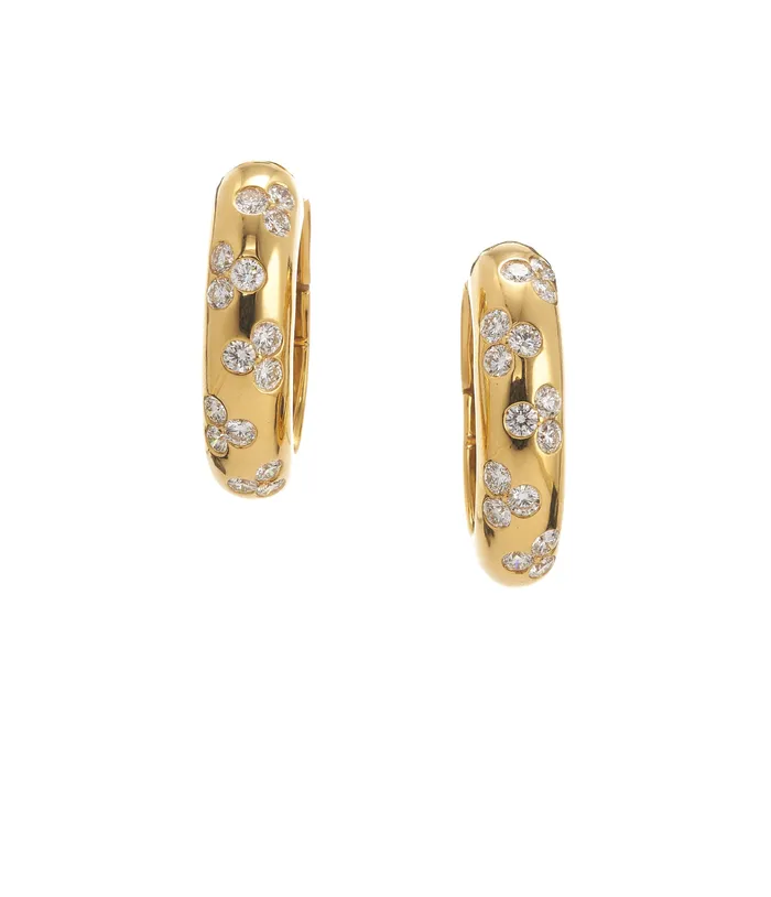 David Webb Workshop Earrings Hoop Earrings Polished Gold