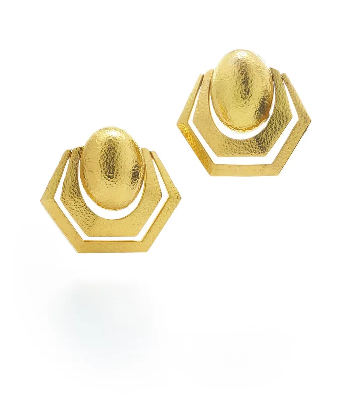 Earrings David Webb Workshop Swing Hoop Earrings