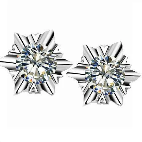 Earrings GB 2 Ct Round Solitaire Genuine Natural Earth Mined Diamond Stud Earring Jewelry Earrings GB 2 Ct Round Solitaire Genuine Natural Earth Mined Diamond Stud Earring Jewelry