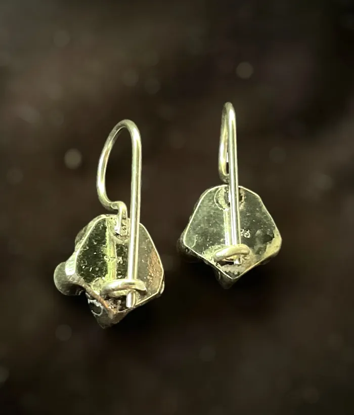 Earrings Gemstone The Zukti Silver Gemstone Earrings Pearl