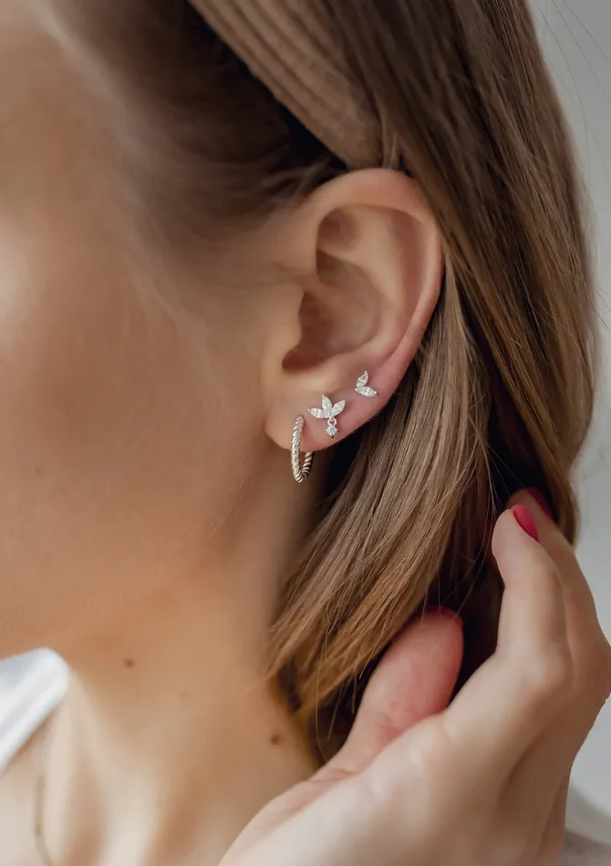 Earrings Hey Happiness Gemstone Firefly Stud Earrings Sterling Silver Earrings Hey Happiness Gemstone Firefly Stud Earrings Sterling Silver