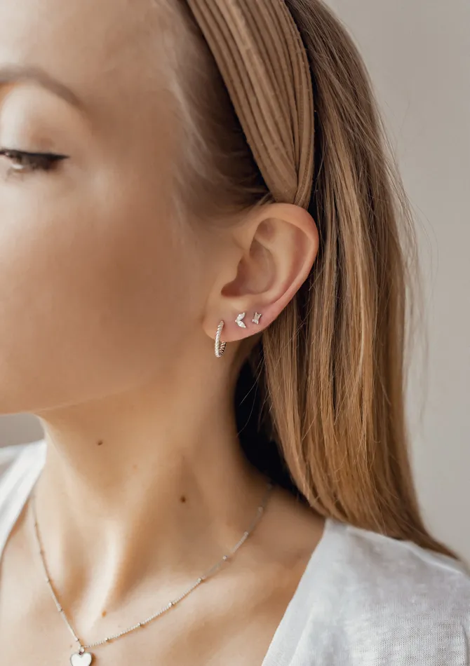 Earrings Hey Happiness Gemstone Firefly Stud Earrings Sterling Silver Earrings Hey Happiness Gemstone Firefly Stud Earrings Sterling Silver