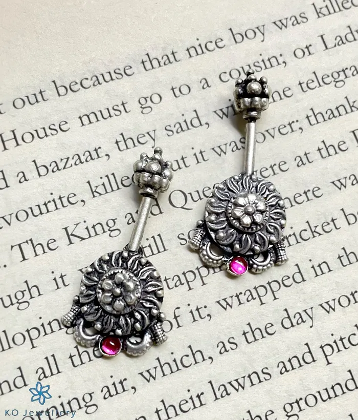 Earrings Karwar The Bhiti Silver Bugudi Earrings Piercing