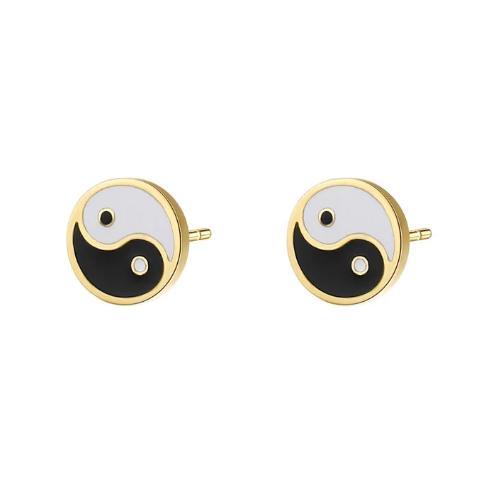 Earrings Yin Yang Stud Earrings Hey Happiness