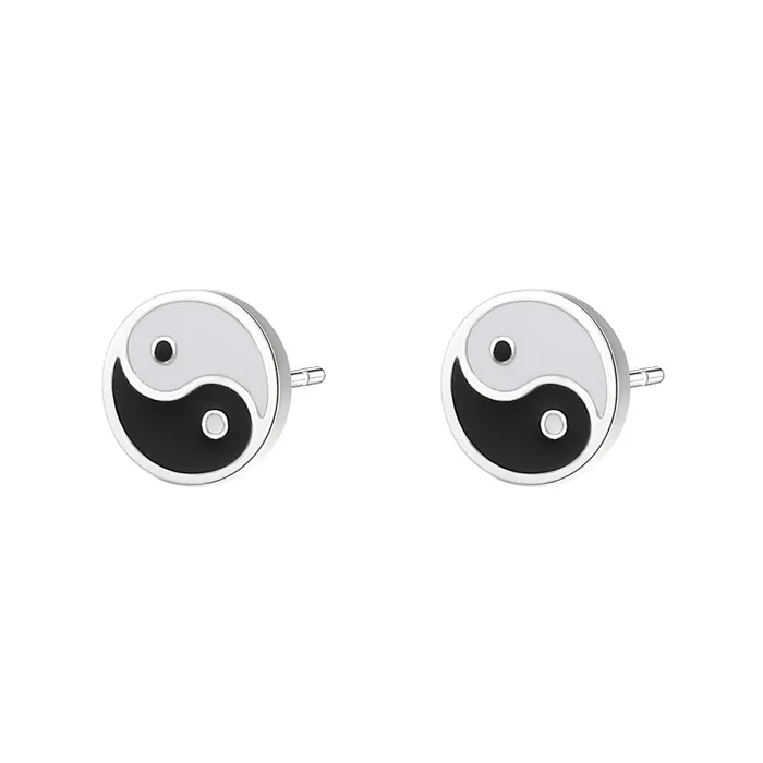 Earrings Yin Yang Stud Earrings Hey Happiness Earrings Yin Yang Stud Earrings Hey Happiness