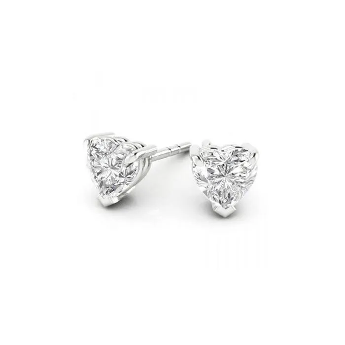 GB Earrings 1 Carat Sparkling Natural Earth Mined Diamond Women Stud Earring White Gold 14K GB Earrings 1 Carat Sparkling Natural Earth Mined Diamond Women Stud Earring White Gold 14K